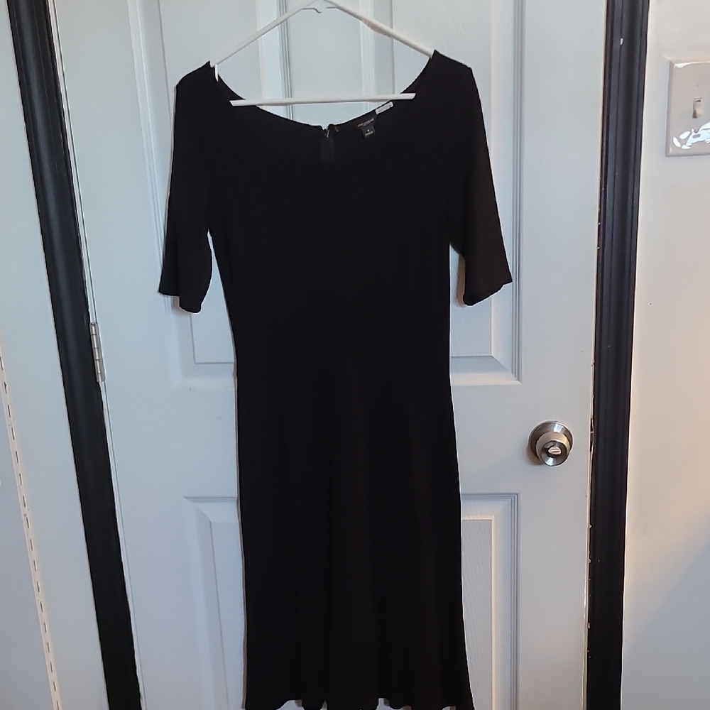 Ann Taylor Classic Black Off Shoulder Dress